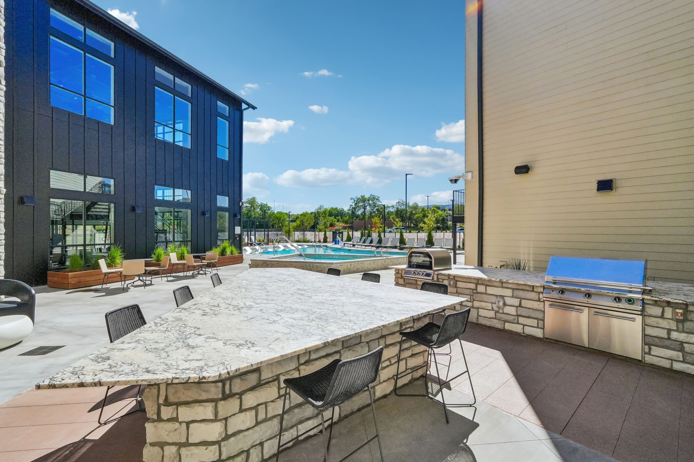 Grilling Area and Pool